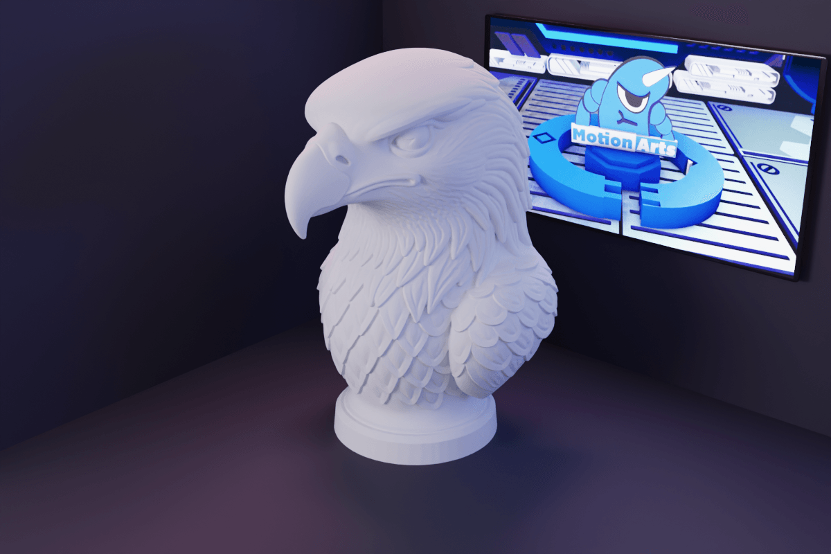 Estátua de Águia .stl 3d model