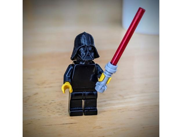 Darth Vader (Lego Compatible Head) 3d model