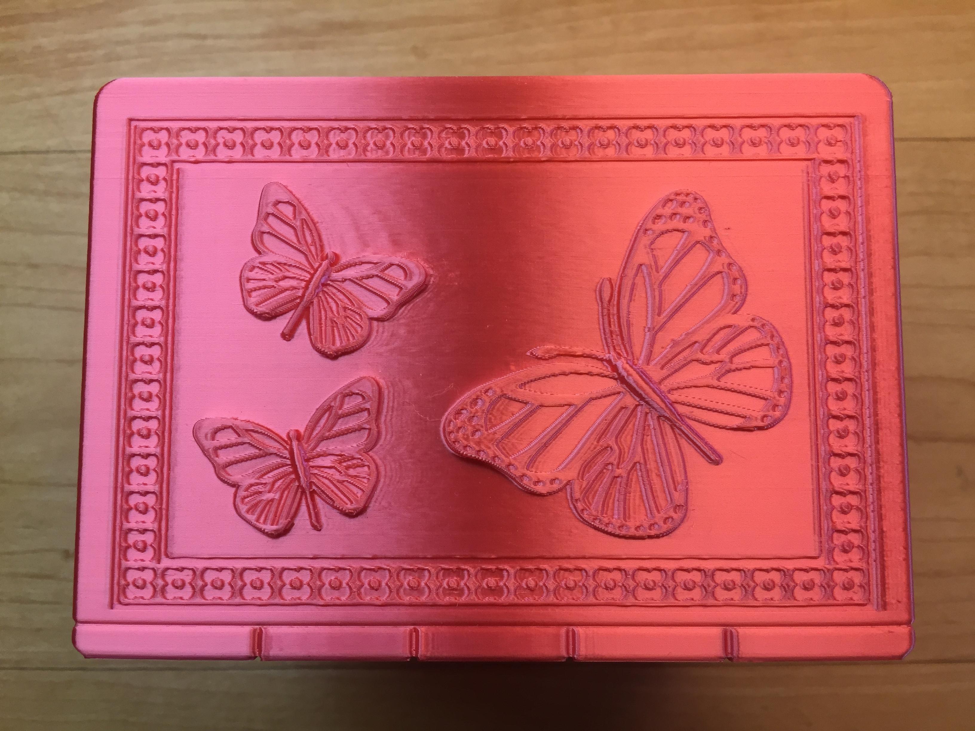 Secret Butterfly Box 3d model