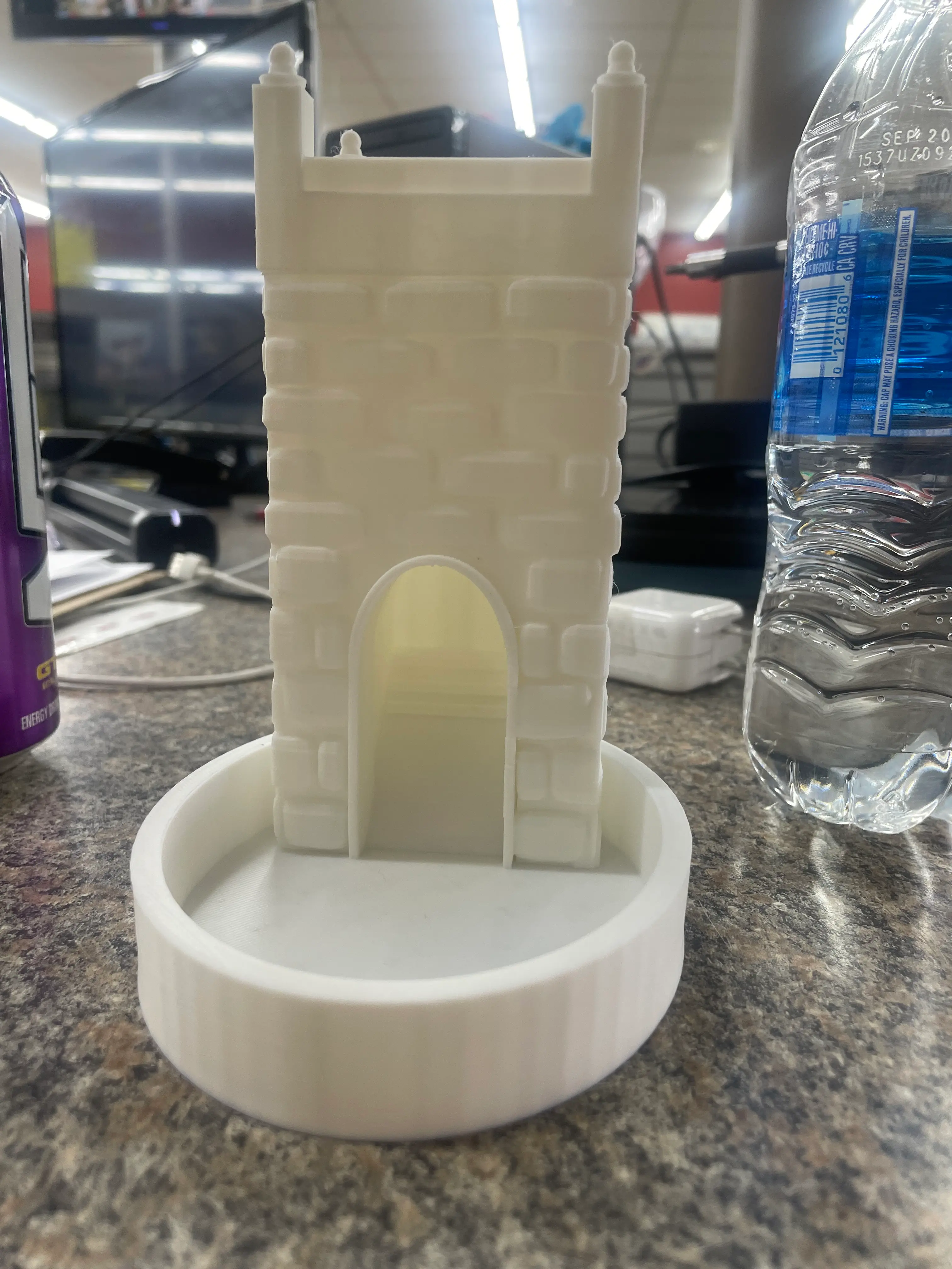 medieval dice tower 3d model