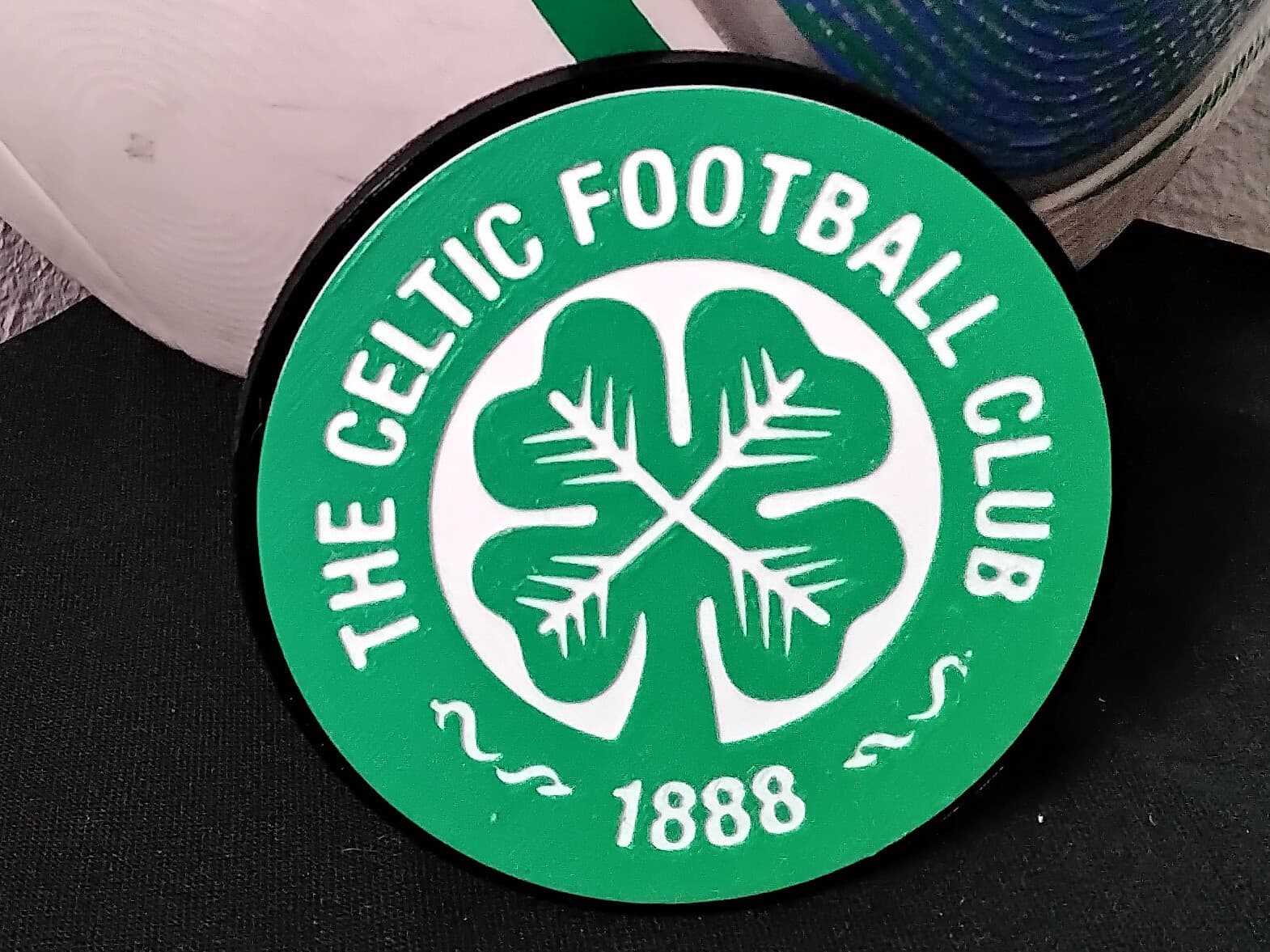 Concave The Celtic Football Club coaster or plaque 3d model