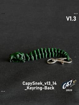 Flexi Capybara Skeleton Snake 3d model