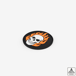 Skull Coaster Collection – Multi-Color 3D Printable Set (STL + 3MF) 3d model