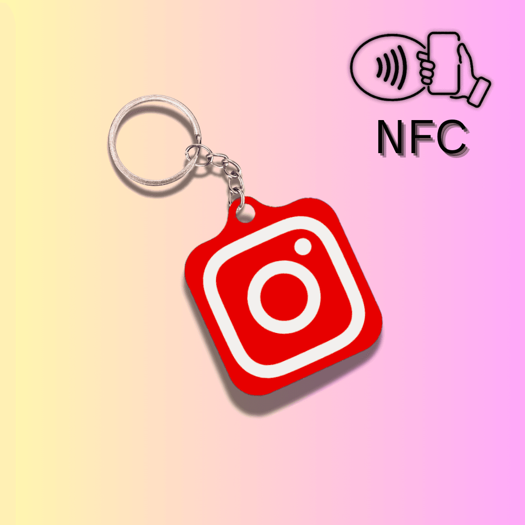 Instagram NFC Keychain.3mf 3d model