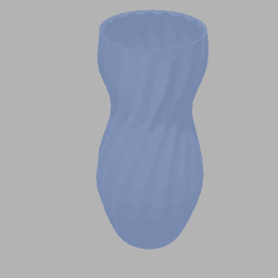 Hourglass Shaped Vase 3d model