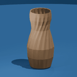 Hourglass Shaped Vase 3d model