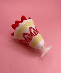 Strawberry Parfait 3d model