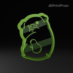 Gravity Falls Cookie Cutters : Bill Cipher, Mabel, Waddles, Wendy, Dipper, Book, Soos, Stanley 3d model