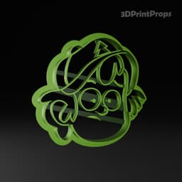 Gravity Falls Cookie Cutters : Bill Cipher, Mabel, Waddles, Wendy, Dipper, Book, Soos, Stanley 3d model