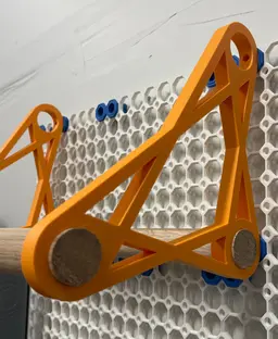 Filament Spool Rack for Multiboard 3d model