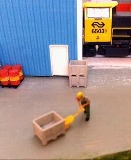 N Scale Palletbox 4pc 3d model