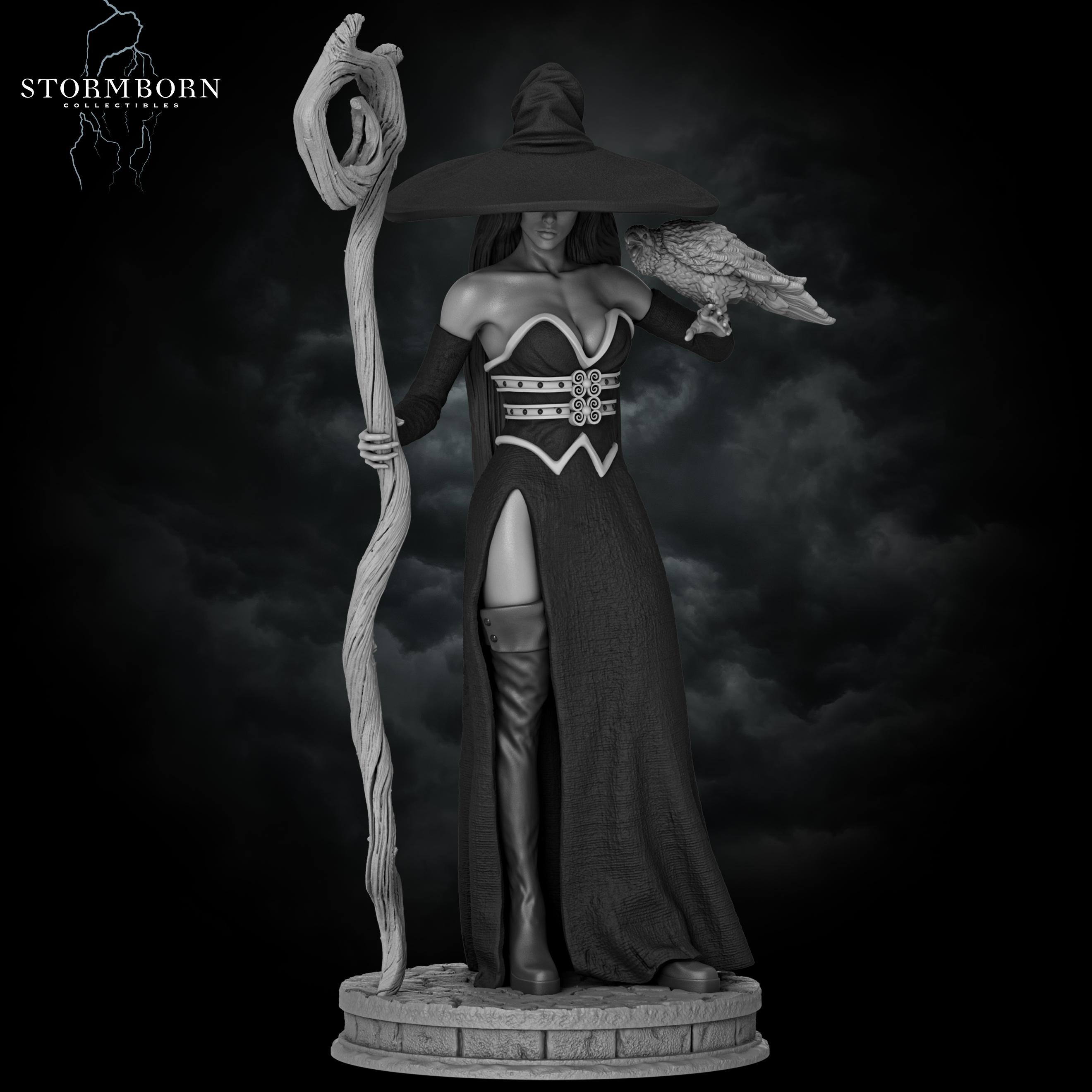 (32mm) Azora the Witch 3d model