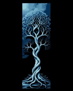 The old and spindly tree of life - Set of Bookmarks 3d model