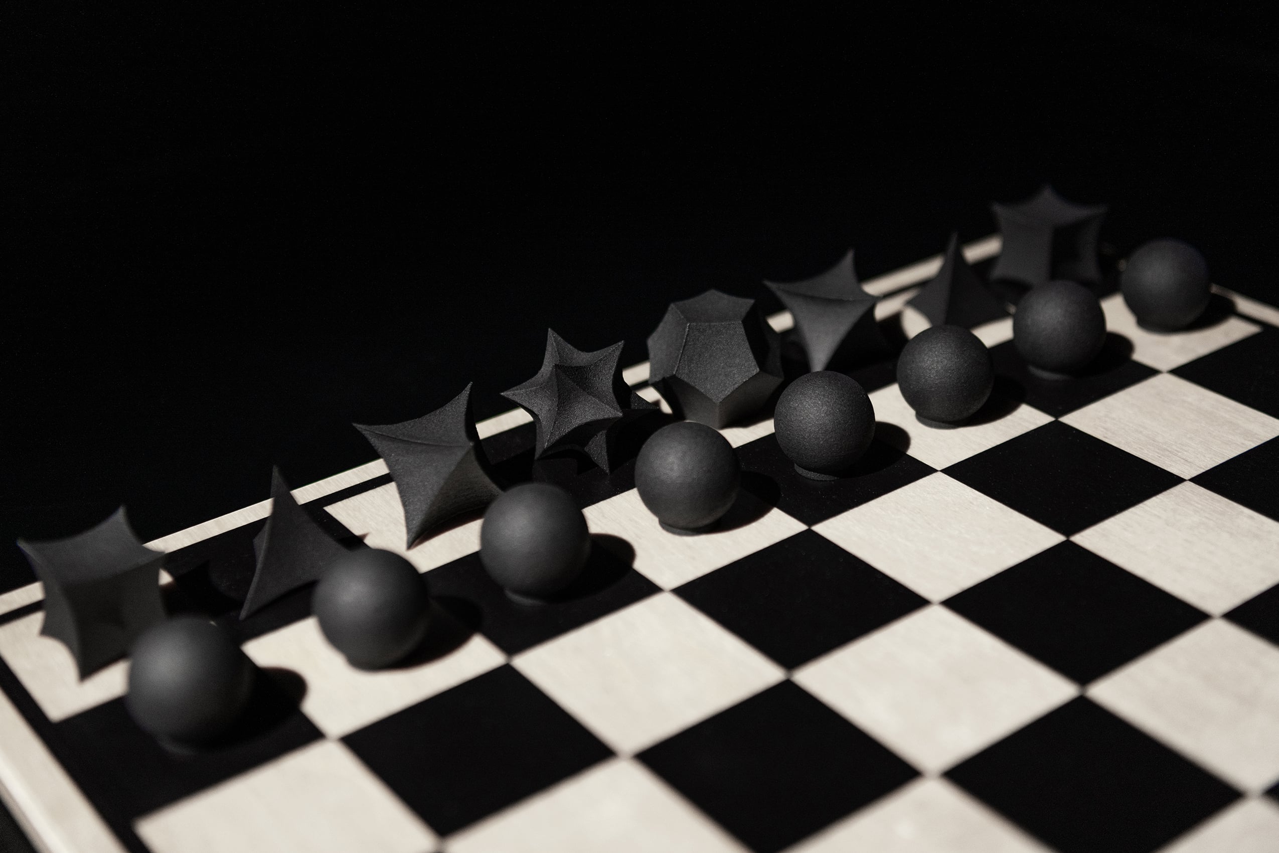 Hyperbolic Chess Set 3d model