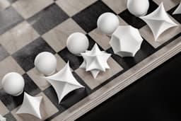 Hyperbolic Chess Set 3d model