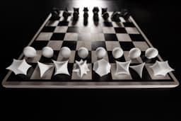 Hyperbolic Chess Set 3d model