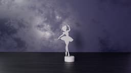 Ballerina Dancer Desk Decoration 3d model
