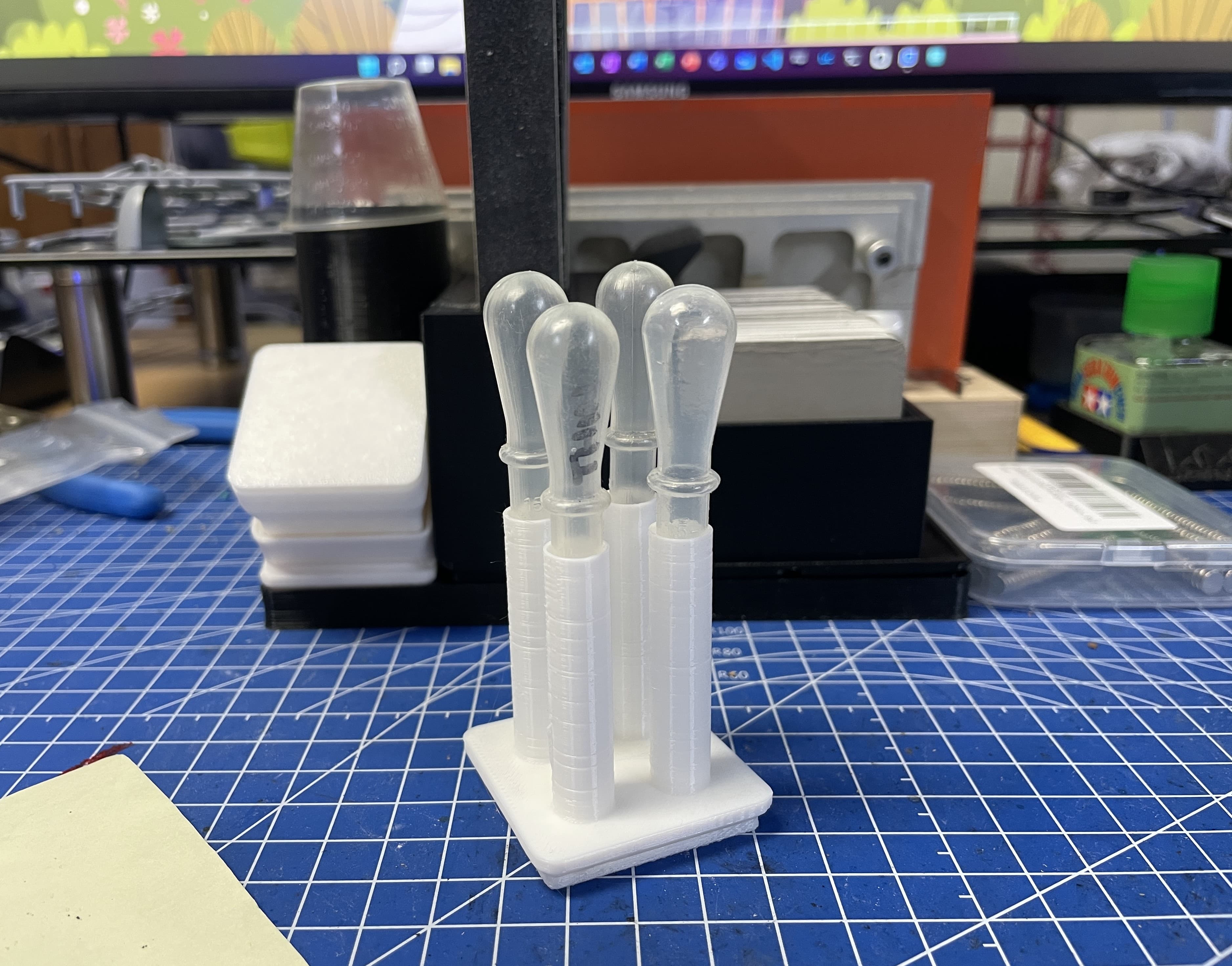 Gridfinity pipette holder small 1x1 3d model
