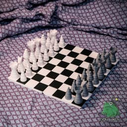 Telescoping Chess Complete Set 3d model