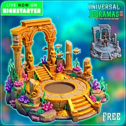 Sunken Pantheon β 49 Universal Dioramas III 3d model