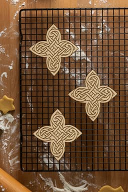 Viking Cookie Cutter, Biscuit Cutter 3d model