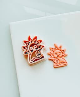 Sun & Wave Clay Cutter 3d model