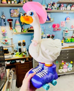 Roller Skates Goose Gear for Porch Goose 3d model