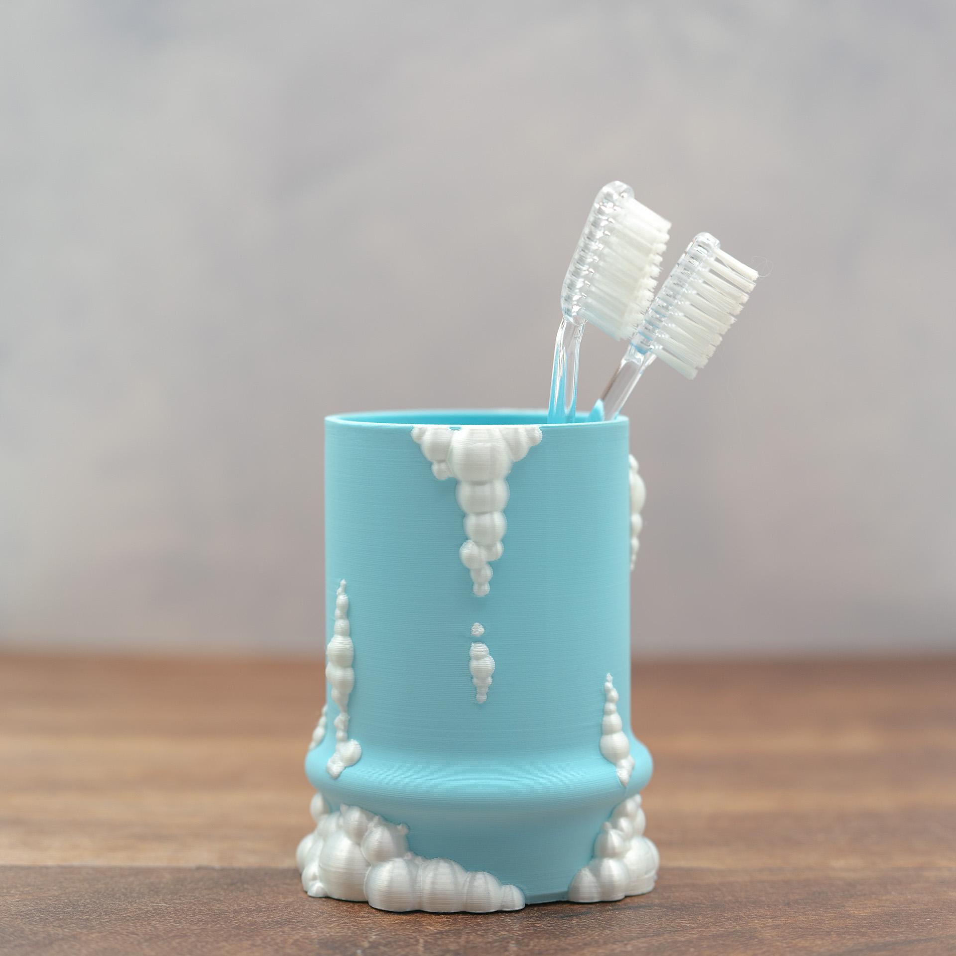 Toothbrush holder “bubbles” 3d model