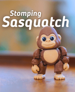 Stomping Sasquatch - Articulated Fidget Bigfoot 3d model