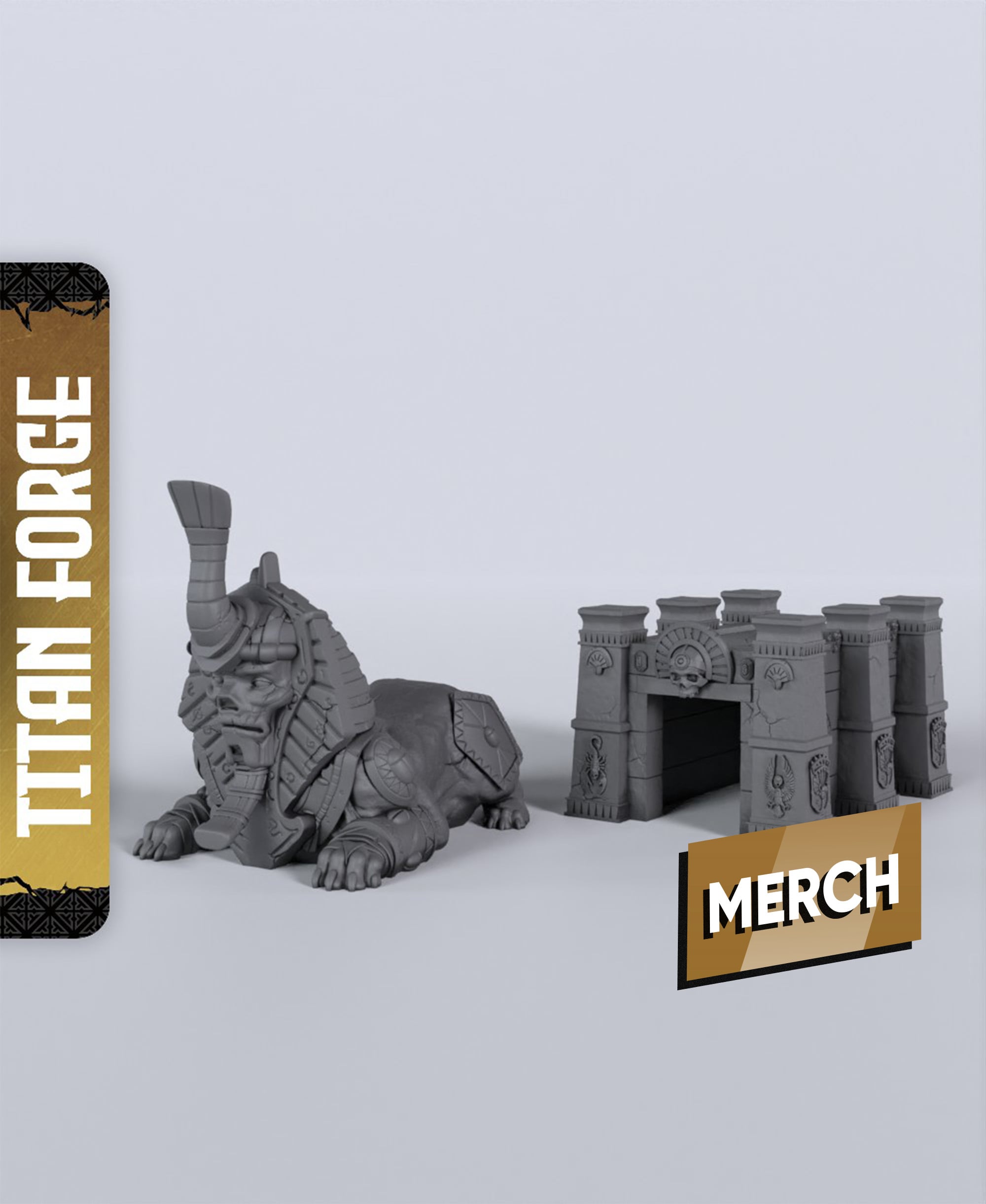 Terrain Undying Dynasties 3 - With Free Dragon - 5e DnD Inspired for RPG and Wargamers 3d model