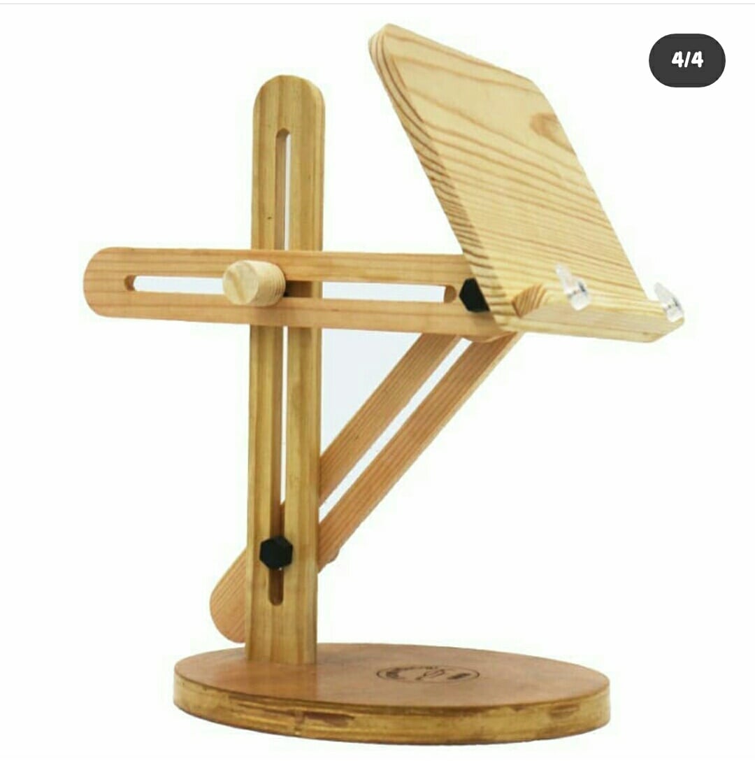 Wood Mobile Stand 3d model