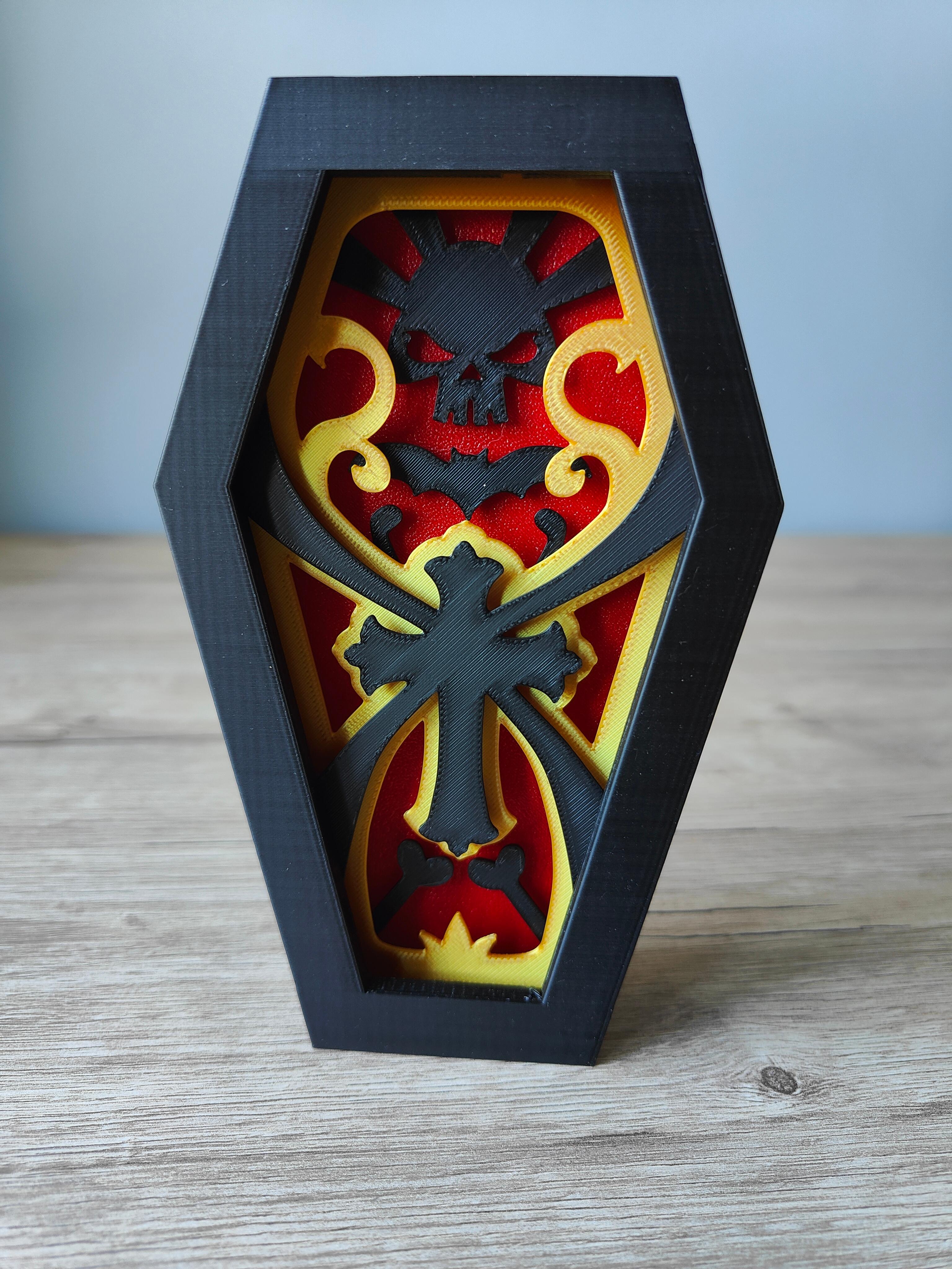 Skull Coffin Box ⚰️ 3d model