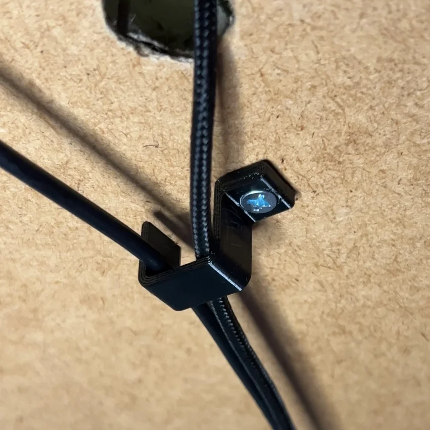 Cable Management Clip 3d model