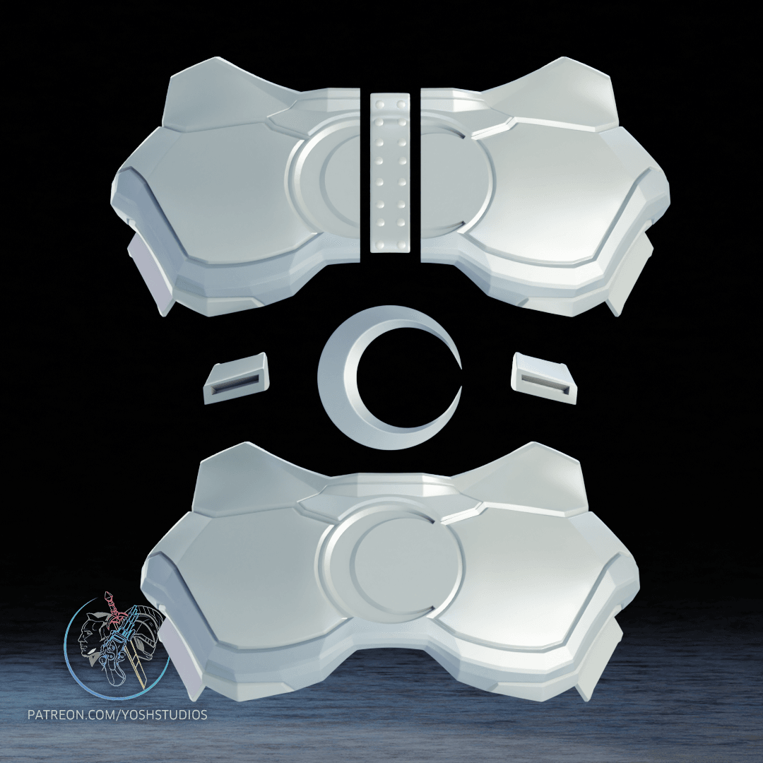 Moon Knight Rivals Armor 3D Printer File STL 3d model