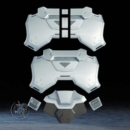 Moon Knight Rivals Armor 3D Printer File STL 3d model
