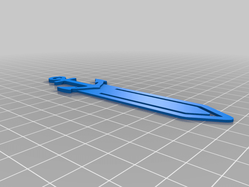 Anchor Bookmark 3d model