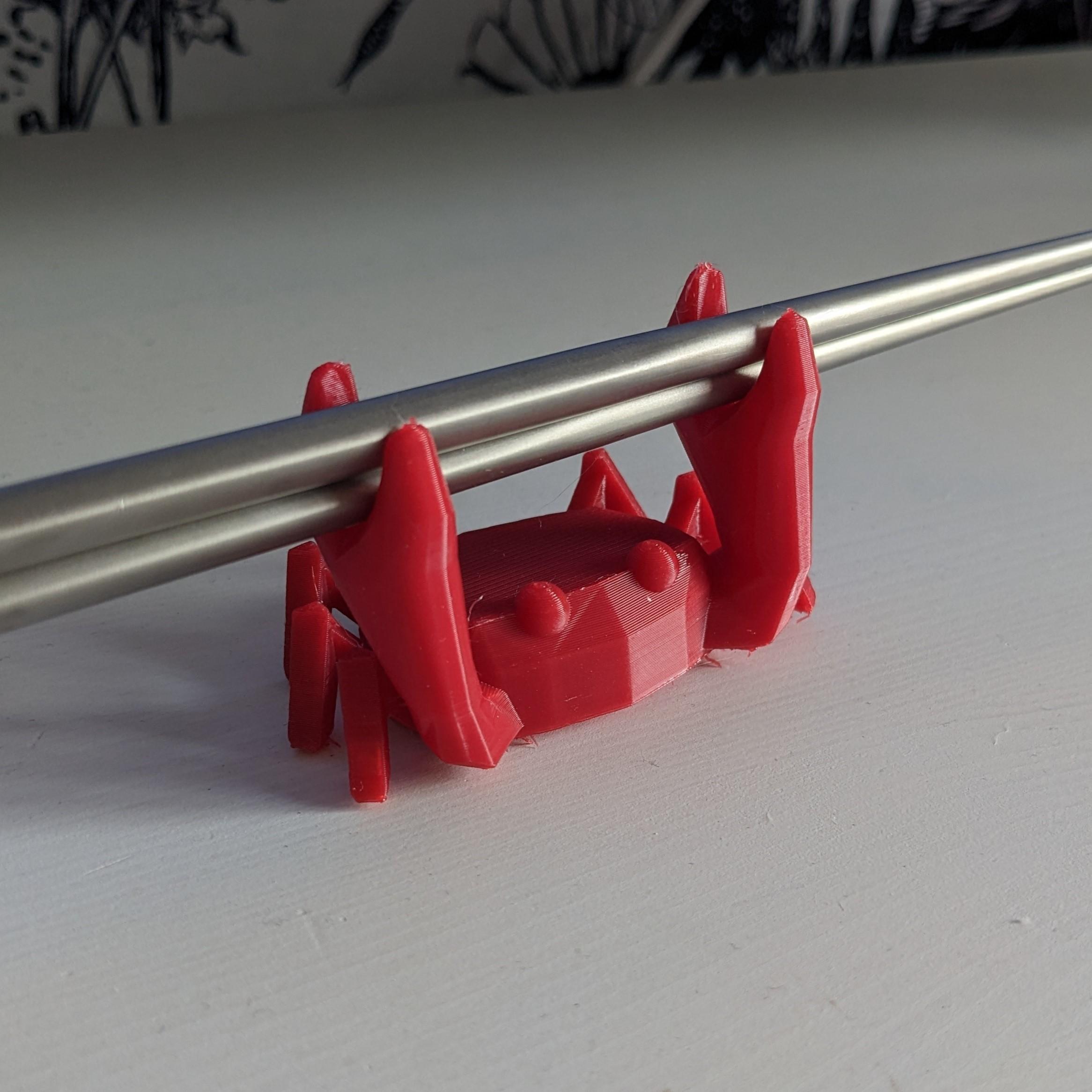 Crab Chopstick Holder 3d model