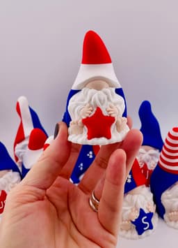 Patriotic Gnomes Stars and Stripes 3d model