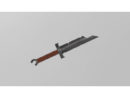 Broken Straight Sword from Dark Souls 3d model