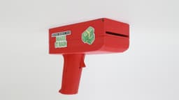 Money Gun Toy Battery Operated 3d model