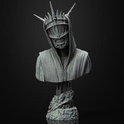 Mouth of Sauron bust (Pre-Supported) 3d model