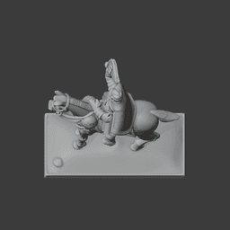 Arthur Wellesley Napoleonic Soldier 3d model