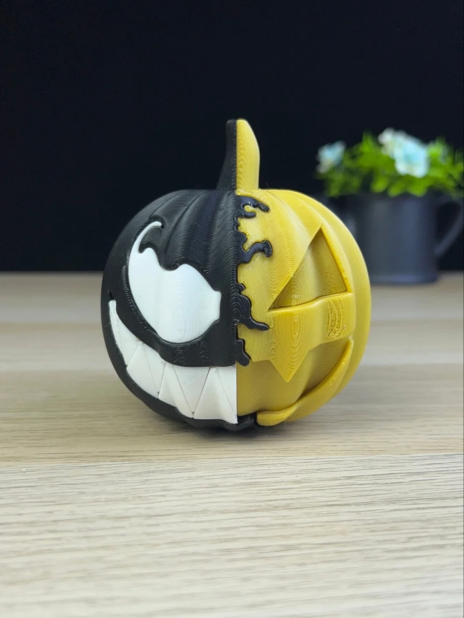 venomized pumpkin 3d model