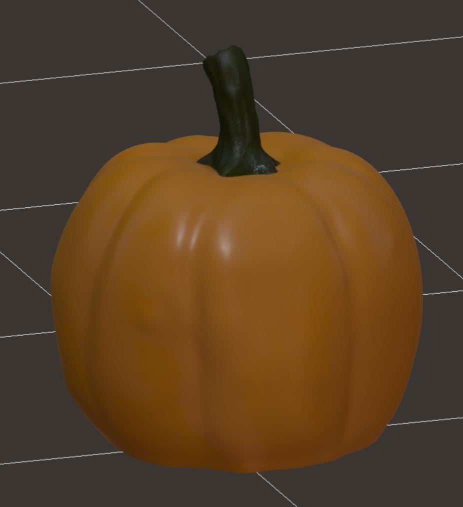 Realistic Pumpkins [SET of 2] 3d model