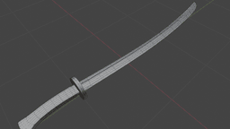 Traditional Chinese Dao Sword 3d model