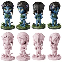 Avatar Fire and Ash Characters STL - Na'vi Pandora 3D Print Models 3d model