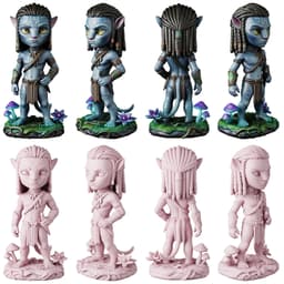 Avatar Fire and Ash Characters STL - Na'vi Pandora 3D Print Models 3d model