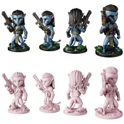 Avatar Fire and Ash Characters STL - Na'vi Pandora 3D Print Models 3d model