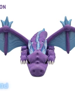 Spirewing Dragon - Flexi 3d model