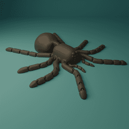 Articulated real life size Tarantula Spider 3d model